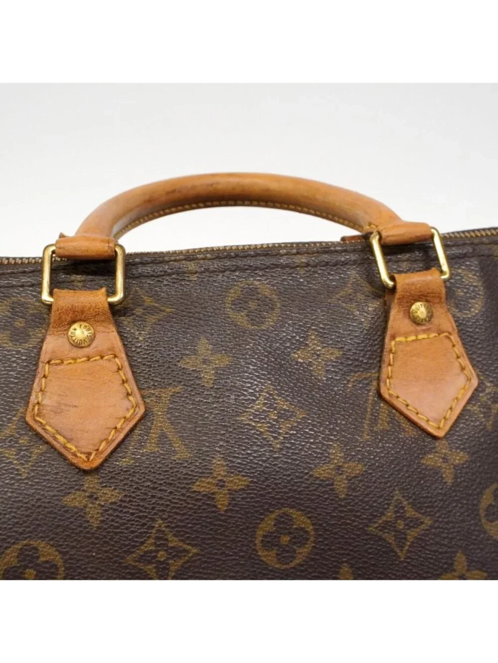 Louis Vuitton Handbag Monogram Speedy 30 Brown